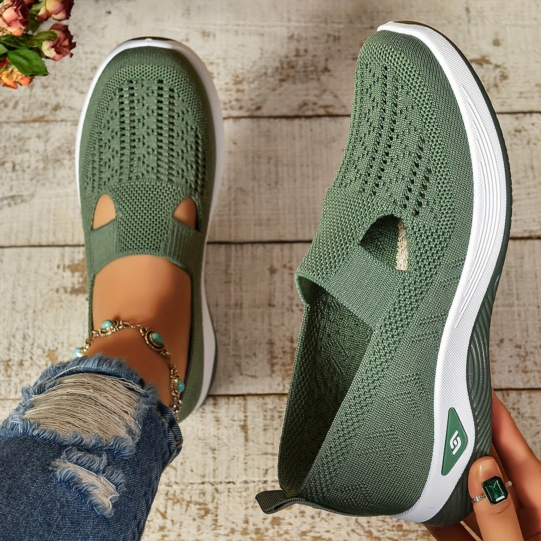 Comfortable Knit Slip On Shoes