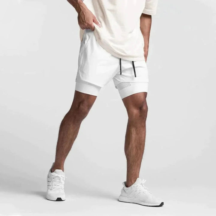 Men's 2-in-1 Running Shorts with Phone Pocket