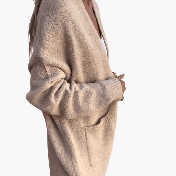 Matilda | Textured Long Sleeve Longline Cardigan