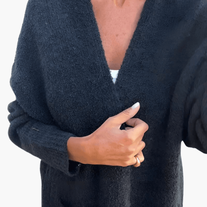 Matilda | Textured Long Sleeve Longline Cardigan