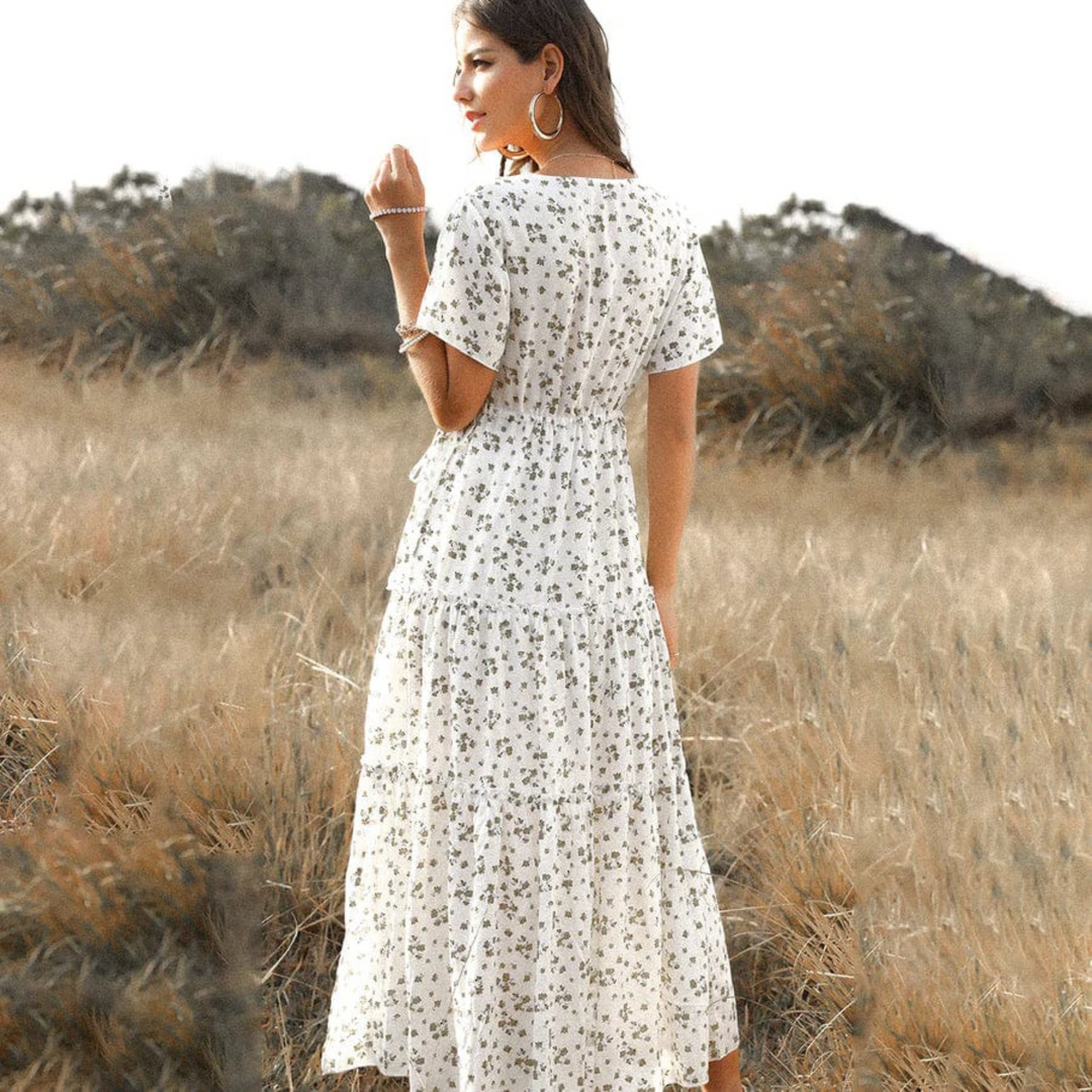 Matilda | Floral Tiered Boho Maxi Dress