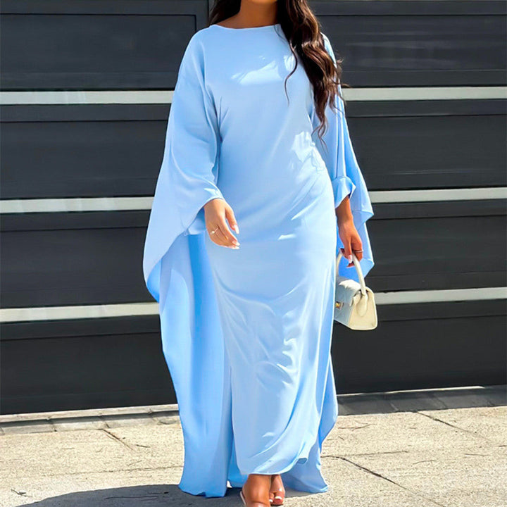 Nadia | Elegant Draped Occasion Maxi Dress