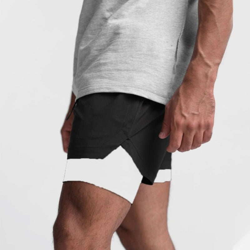 Men's 2-in-1 Running Shorts with Phone Pocket