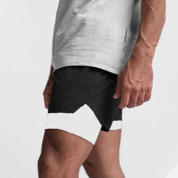Men's 2-in-1 Running Shorts with Phone Pocket