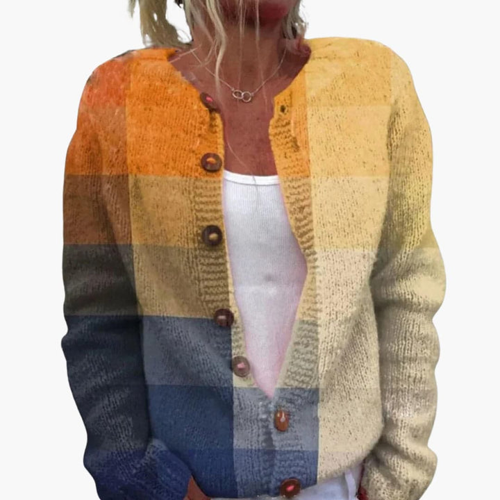 Georgia | Floral Print Button Front Cardigan