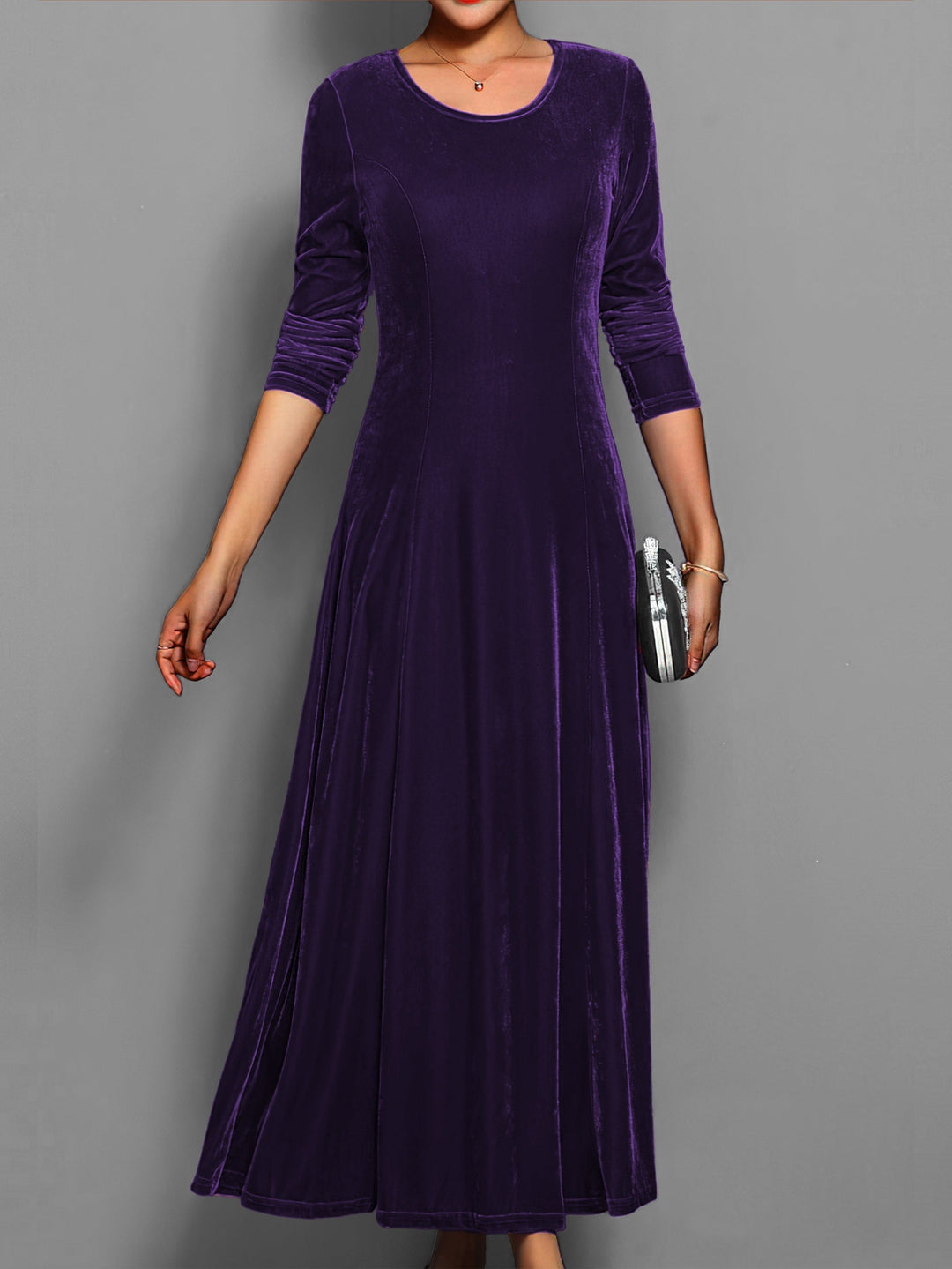 Mariana | Elegant Round Neck Evening Cocktail Dress
