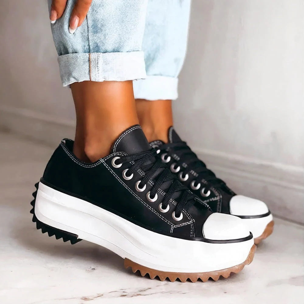 Casual Platform Lace Up Sneakers