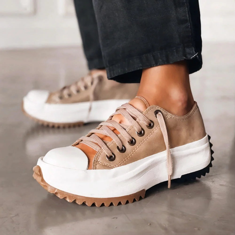 Casual Platform Lace Up Sneakers