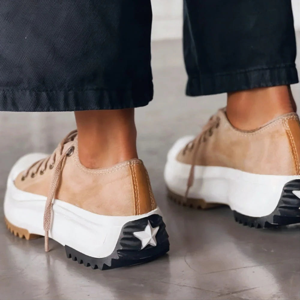 Casual Platform Lace Up Sneakers