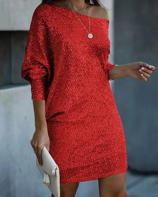 Sequin Wedding Guest Mini Dress