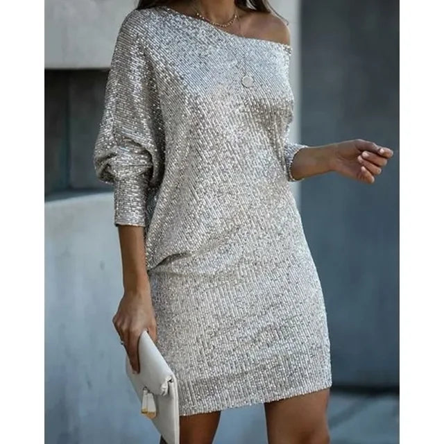 Sequin Wedding Guest Mini Dress