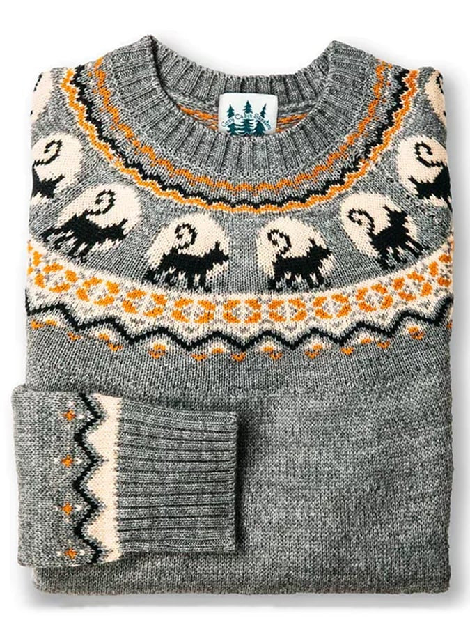 Women's Apple Fair Isle Knit Jumper