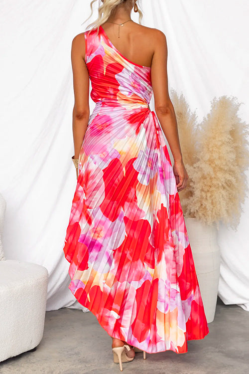 Delilah | Floral One Shoulder Maxi Dress