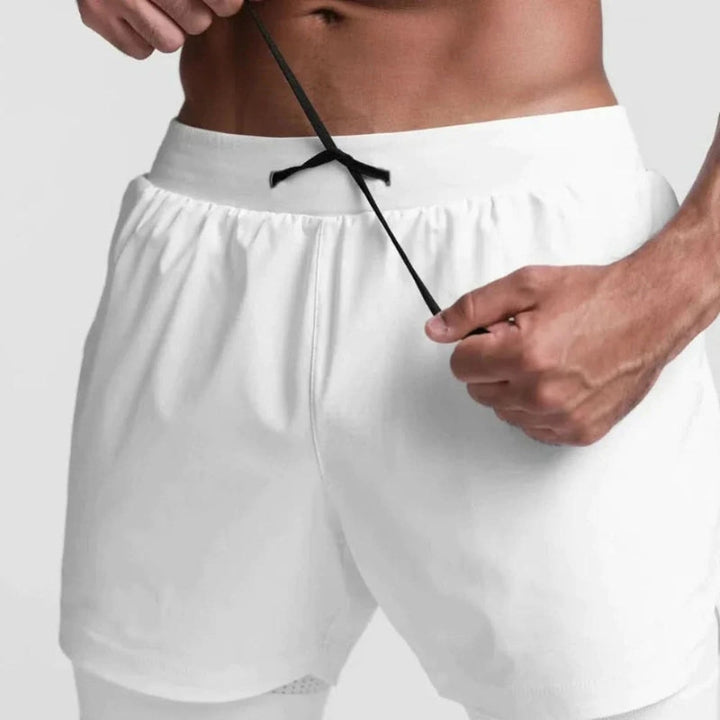 Men's 2-in-1 Running Shorts with Phone Pocket