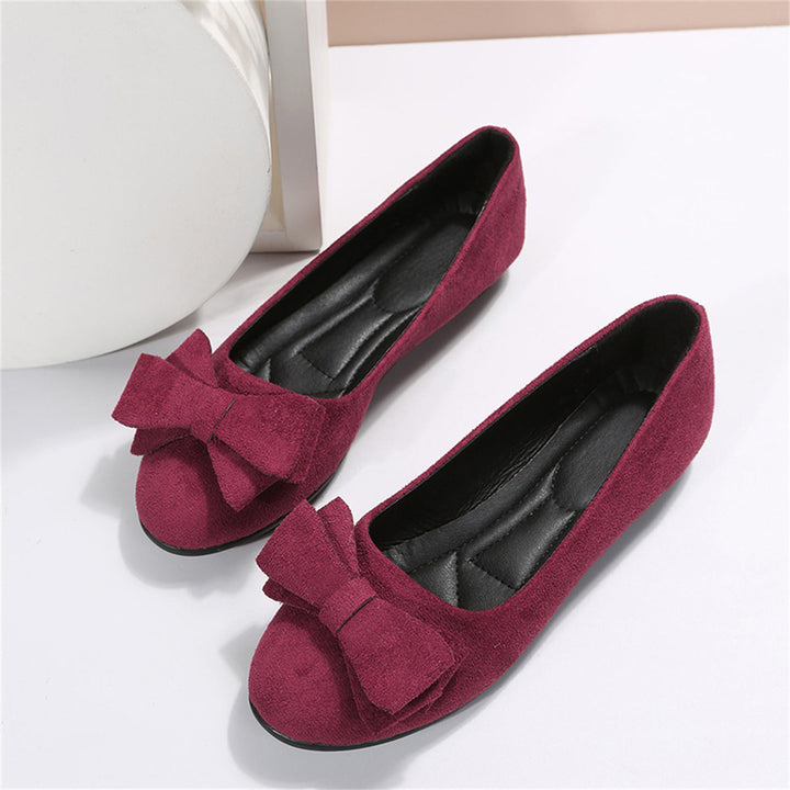 Womens Bow Ballet Flats