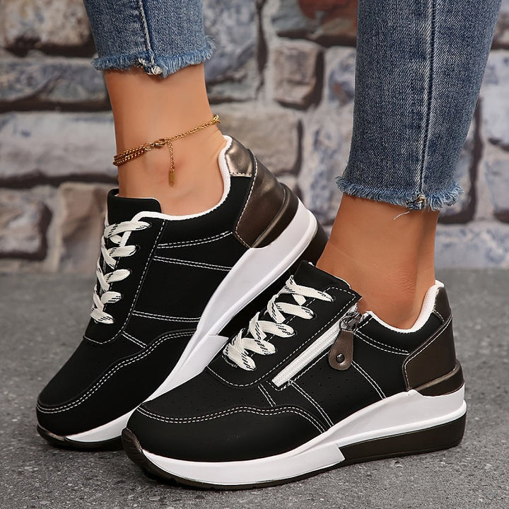 Casual Lace Up Platform Sneakers