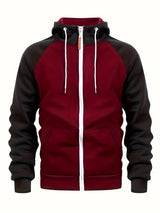 Burgundy with Black Sleeves