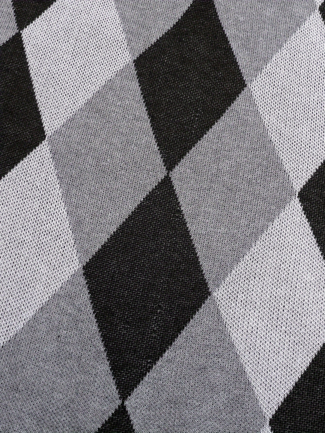 Men's Argyle Knit Sweater Vest