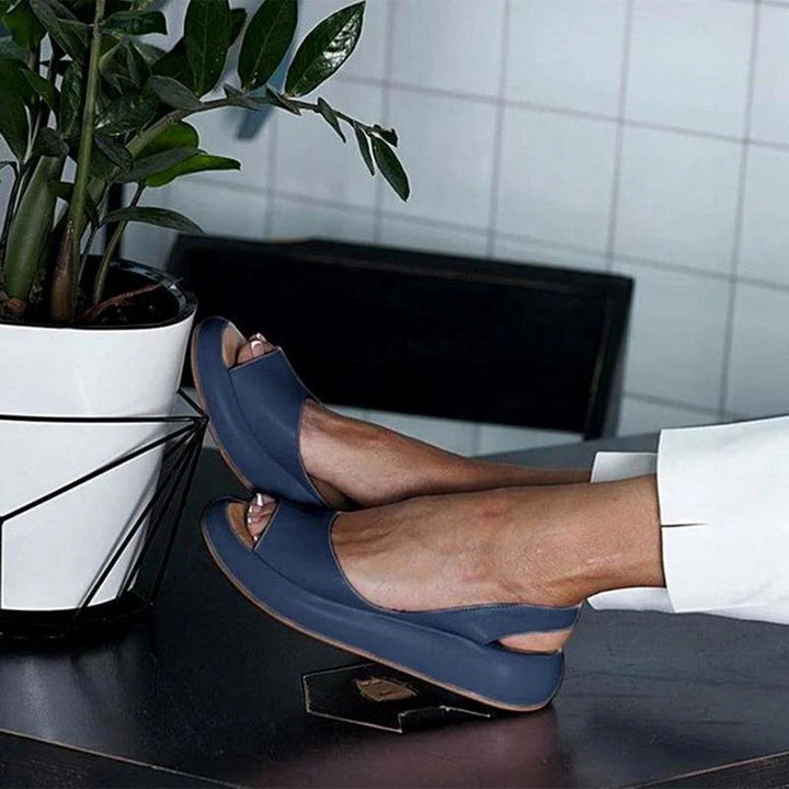 Clara | Cushioned Platform Walking Sandals
