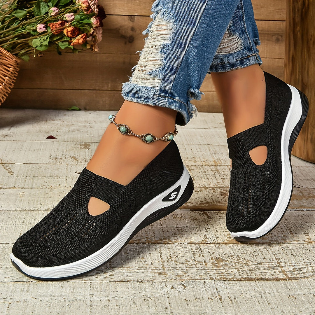 Comfortable Knit Slip On Shoes