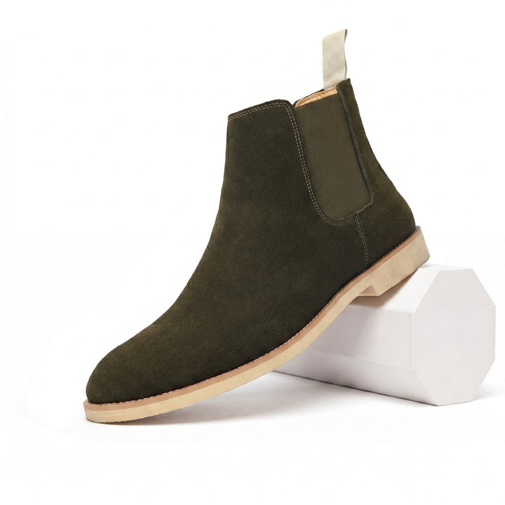 Men's Suede Chelsea Boots
