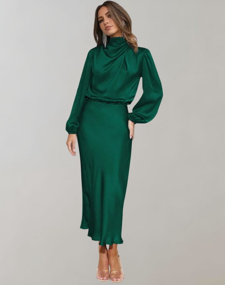 Ariana | Elegant Long Sleeve Evening Cocktail Dress