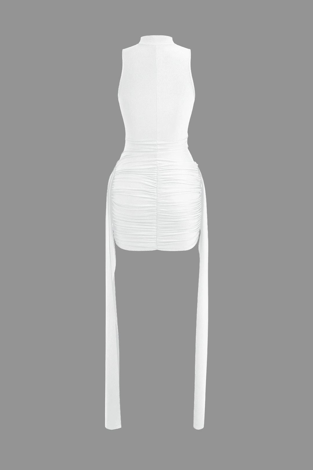 Selena | Elegant High Neck Bodycon Mini Cocktail Dress