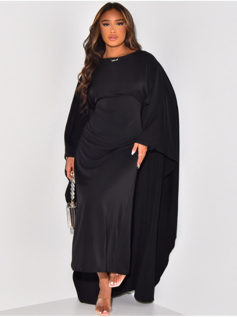 Nadia | Elegant Draped Occasion Maxi Dress
