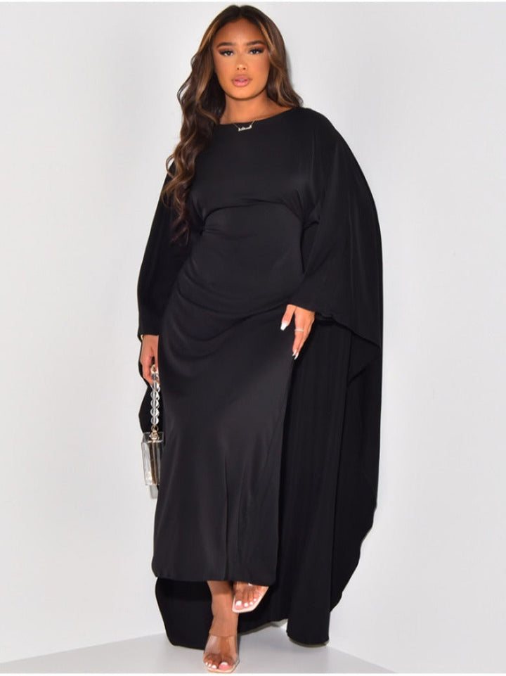 Nadia | Elegant Draped Occasion Maxi Dress