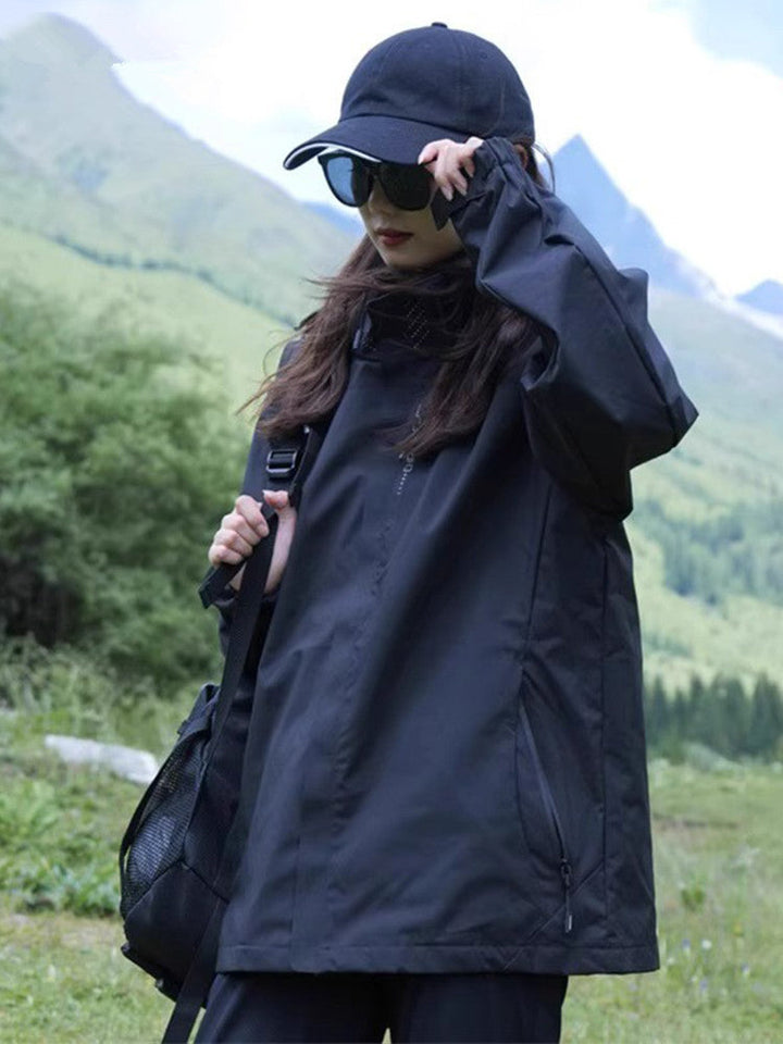 Waterproof Polyester Shell Jacket in Tactical Fit