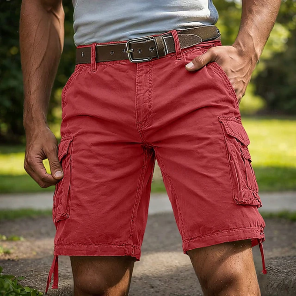 Casual Multiple Pockets Cargo Shorts