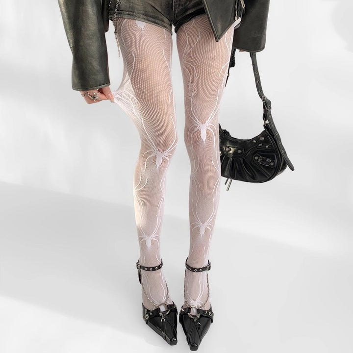 Women's Fishnet Spiderweb Halloween Tights