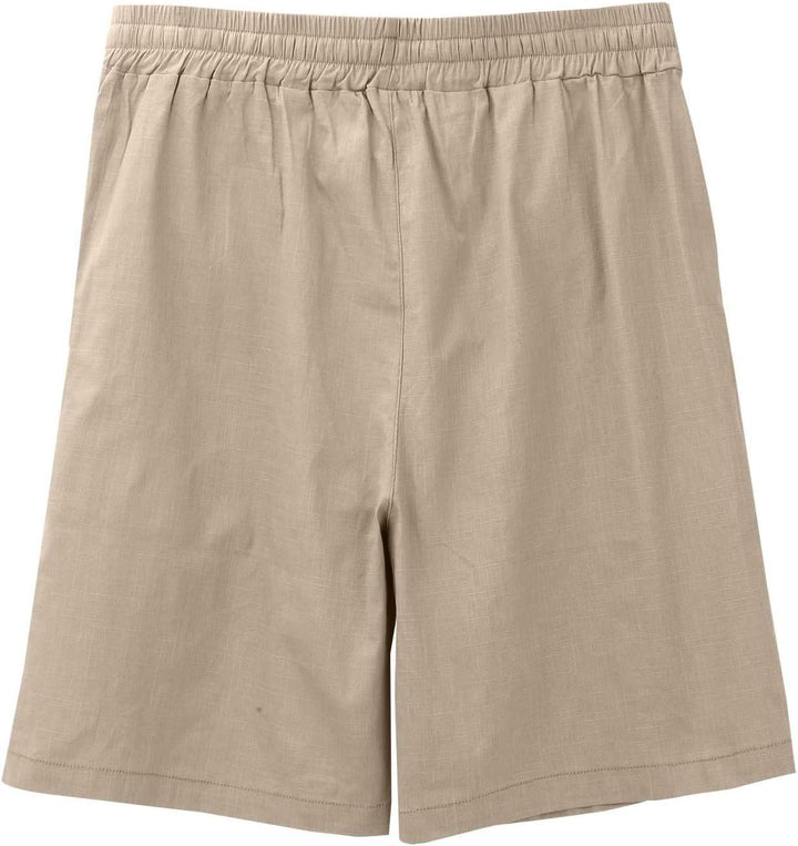 Casual Drawstring Linen Shorts