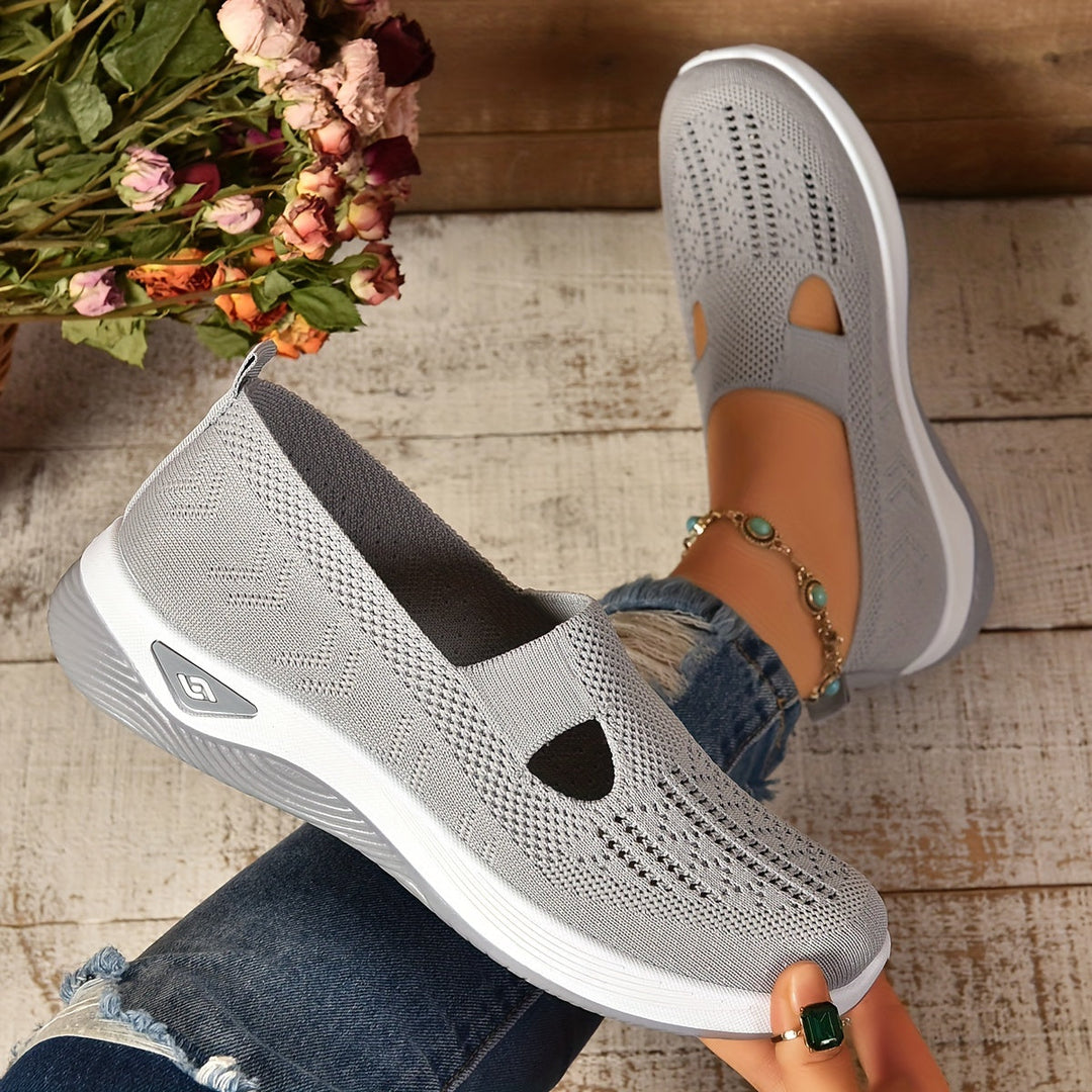Comfortable Knit Slip On Shoes