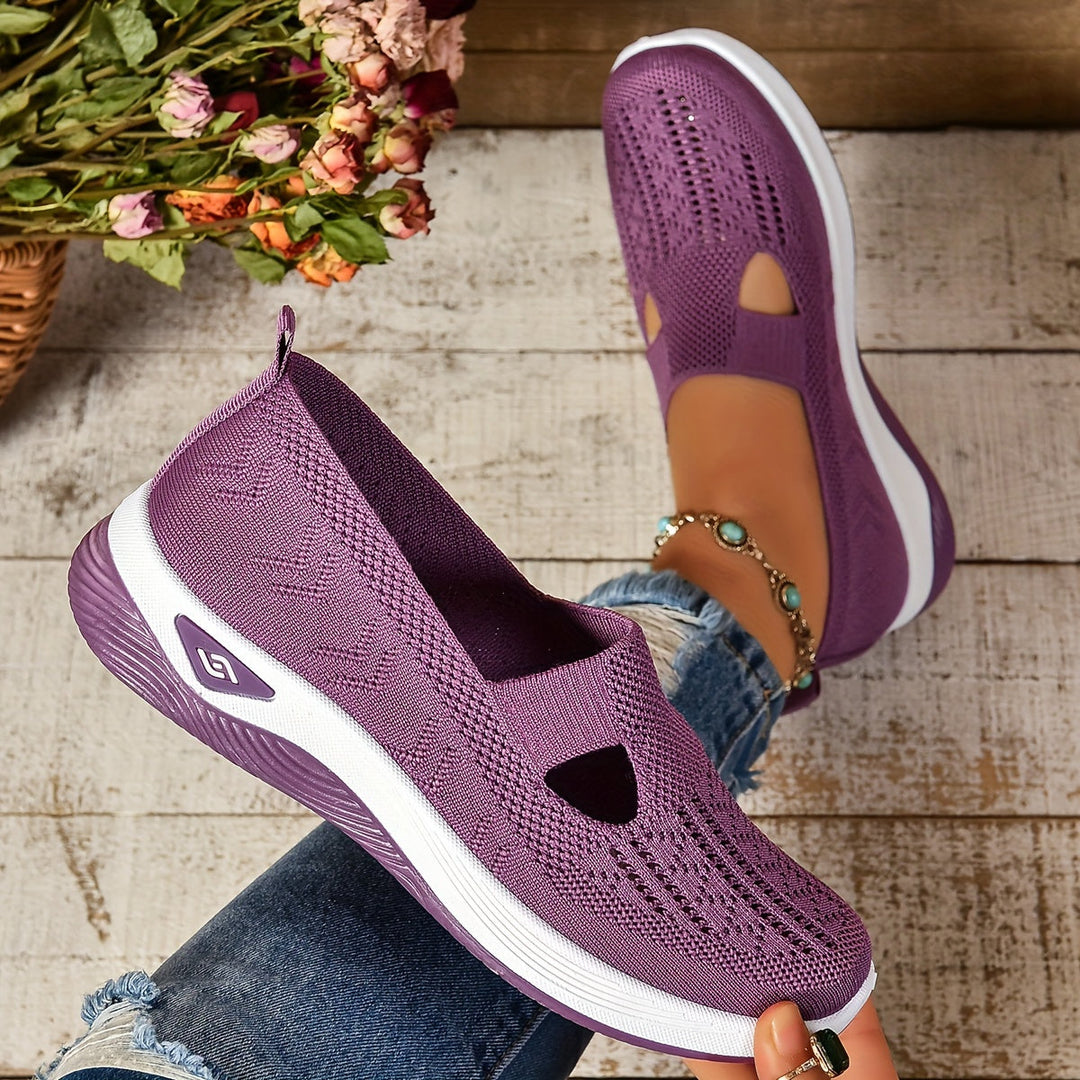 Comfortable Knit Slip On Shoes