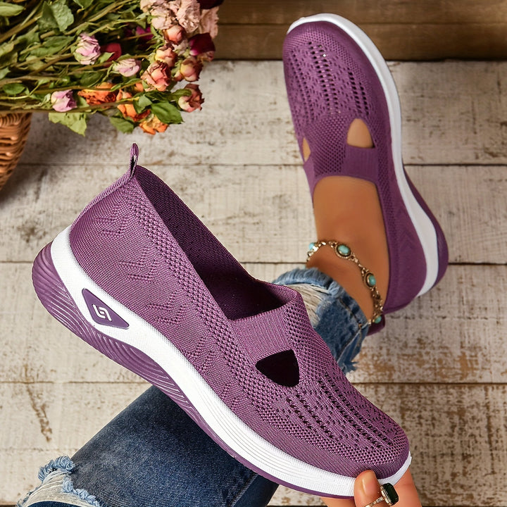 Comfortable Knit Slip On Shoes