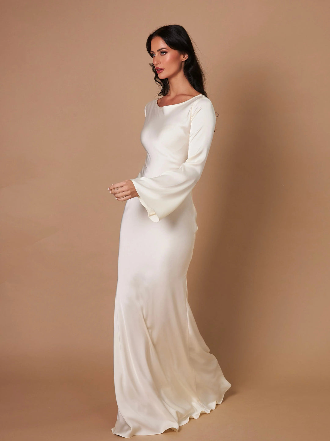 Elina | Elegant Long Sleeved Maxi Dress