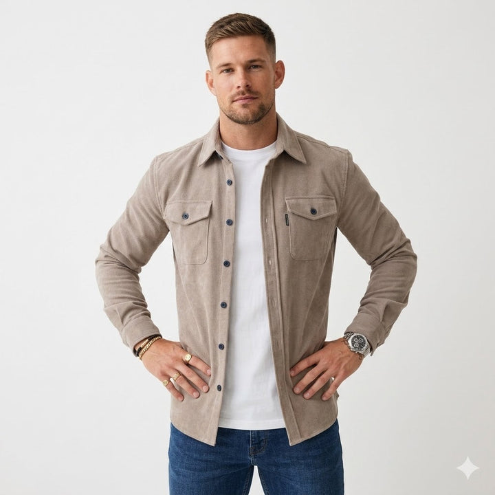 Mens Corduroy Overshirt Jacket