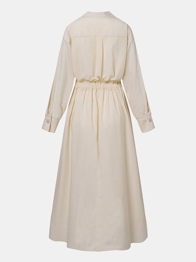 Josephine | Belted Long Sleeve Occasion Midi Dress