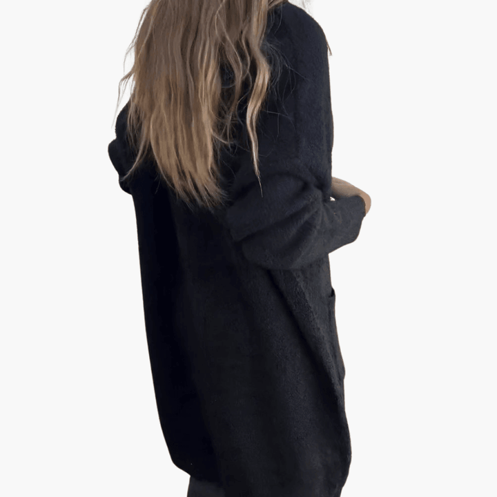Matilda | Textured Long Sleeve Longline Cardigan