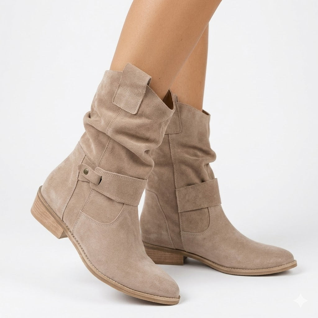 Casual Suede Ankle Boots for Women