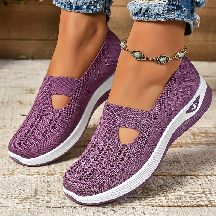 Comfortable Knit Slip On Shoes