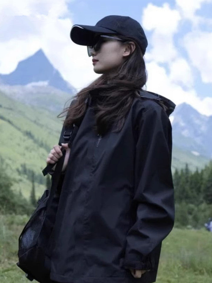 Waterproof Polyester Shell Jacket in Tactical Fit