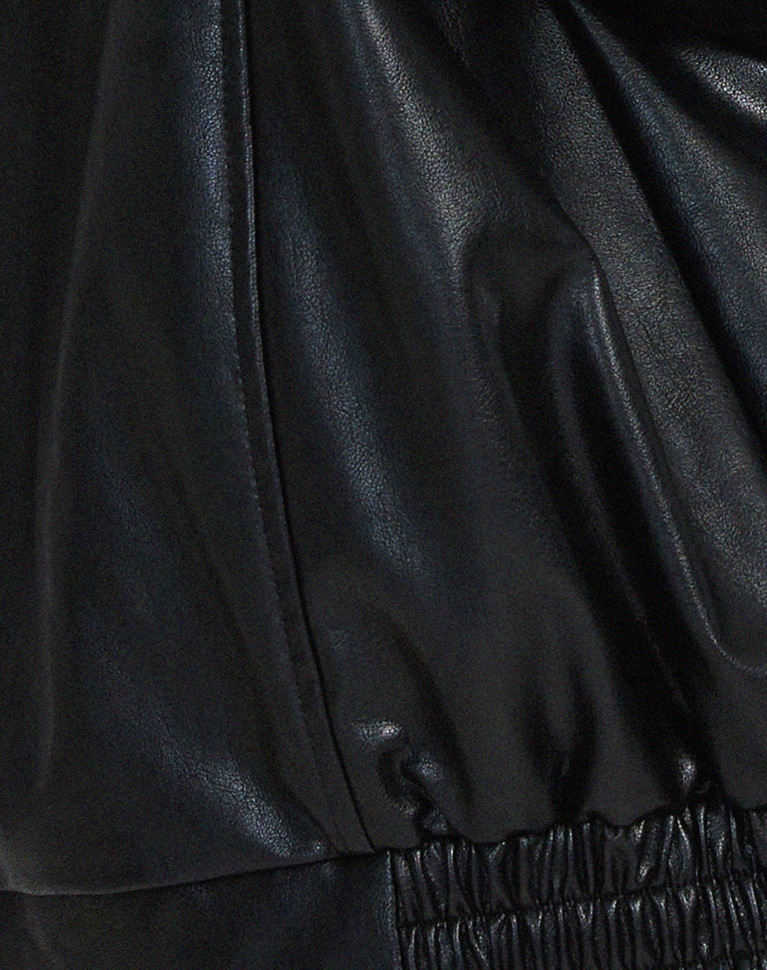 Scarlett | Oversized Leather Bomber Jacket