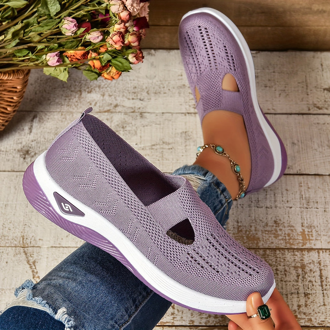 Comfortable Knit Slip On Shoes