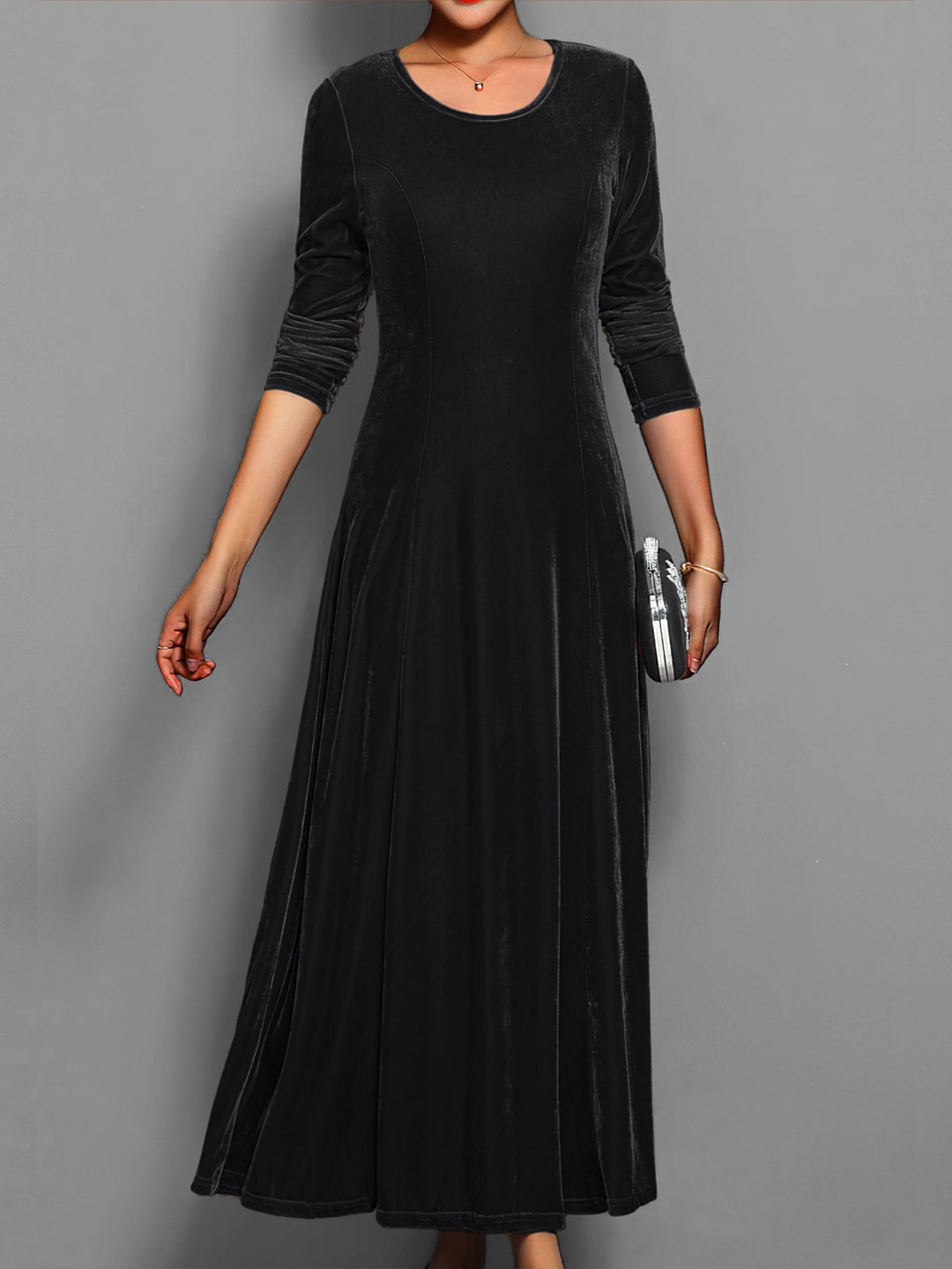 Mariana | Elegant Round Neck Evening Cocktail Dress