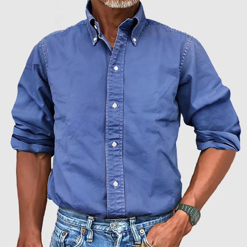 Mens Long Sleeve Button Up Shirt