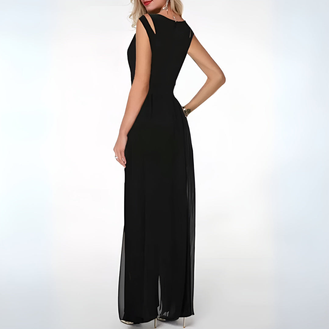 Victoria | Formal Sleeveless Evening Jumpsuit