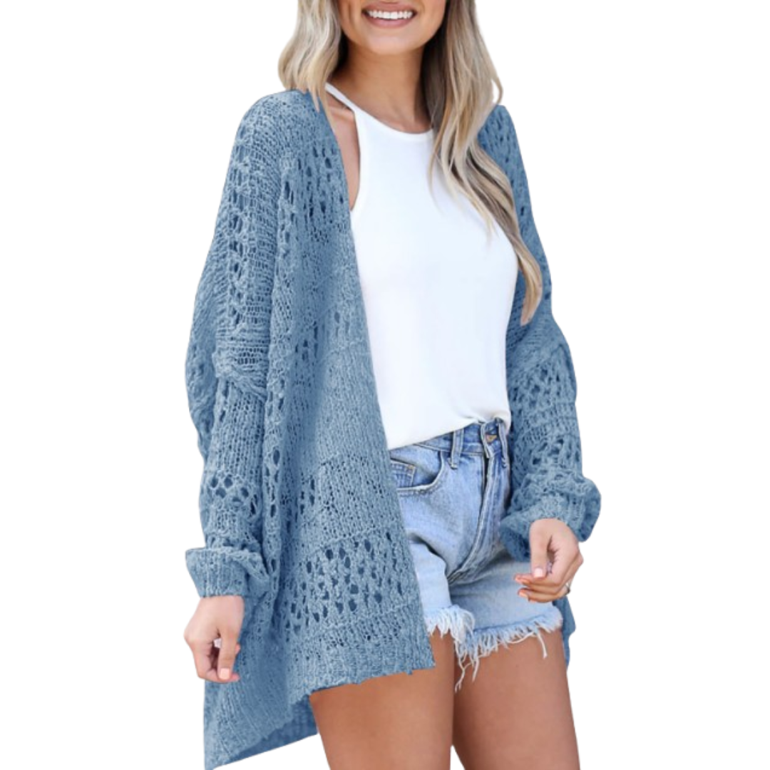 Grace | Oversized Open Knit Cardigan