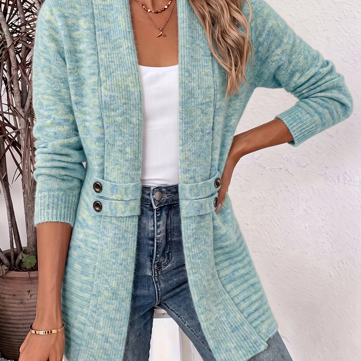 Womens Longline Knit Cardigan